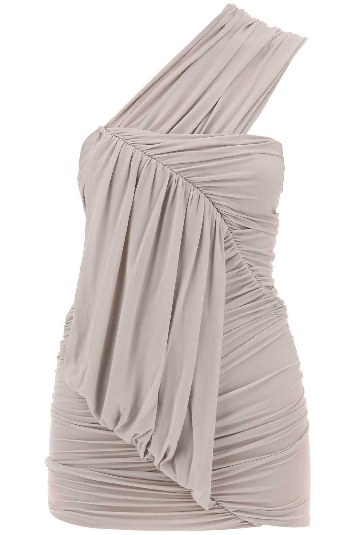 Rick owens one-shoulder ruched  top