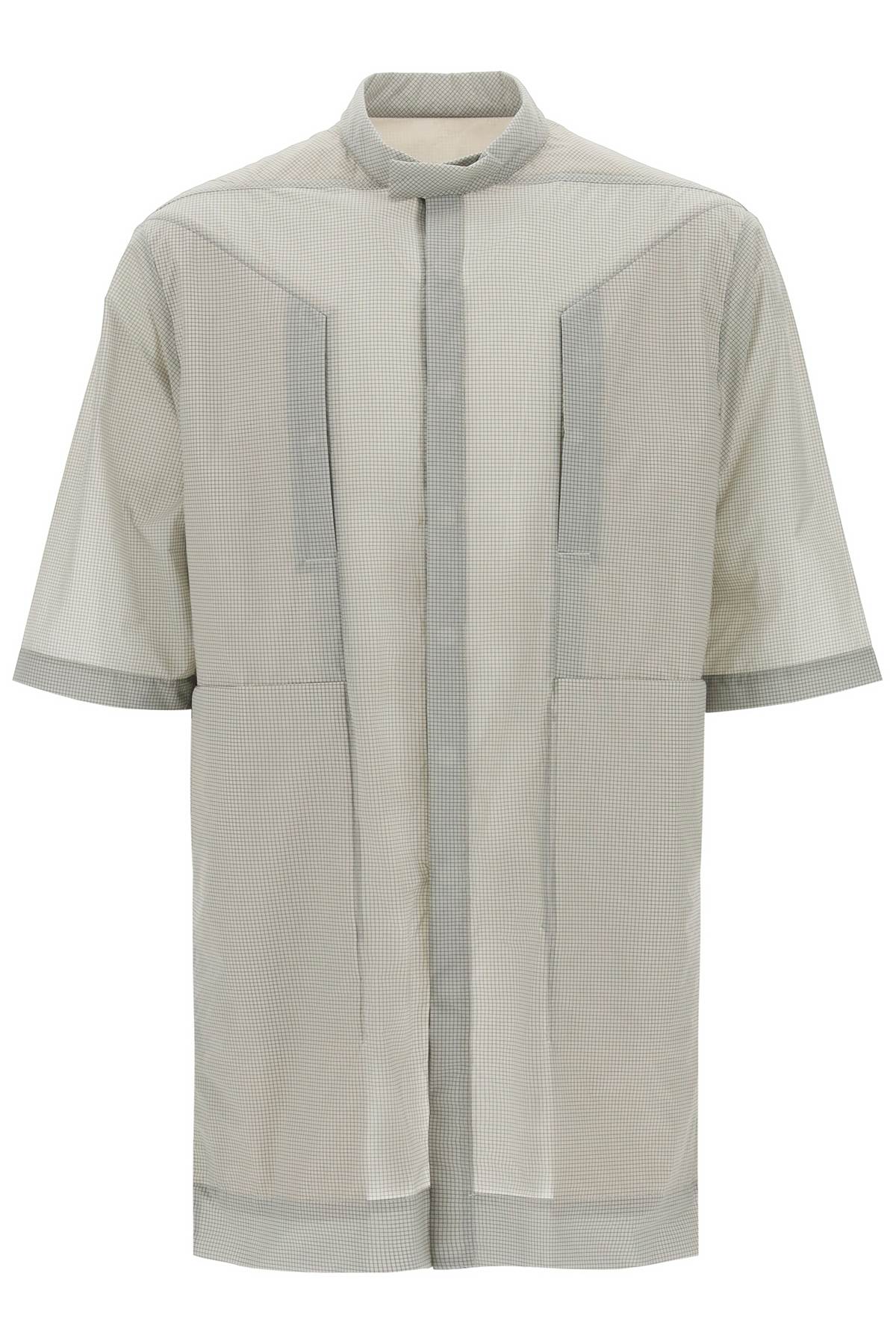 Rick owens overshirt in semi-sheer ripstop