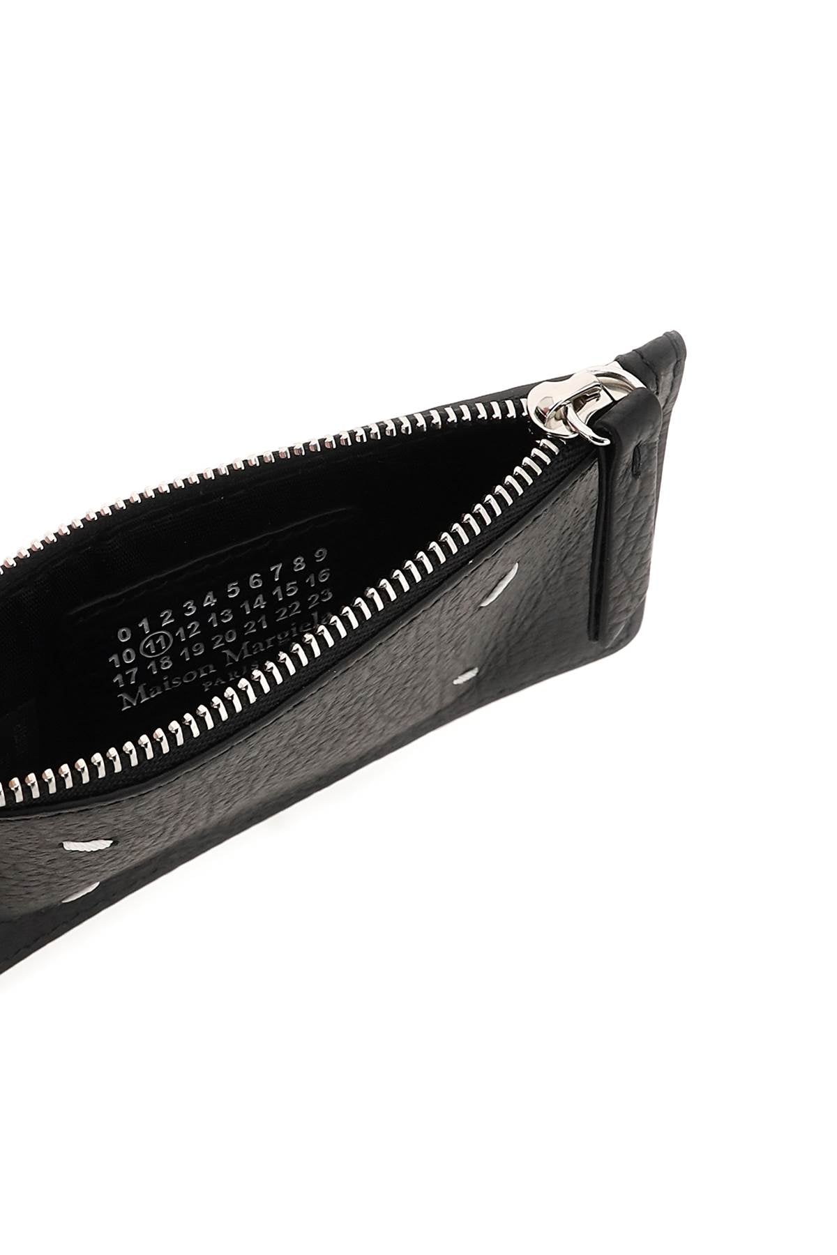 Maison margiela leather zipped cardholder