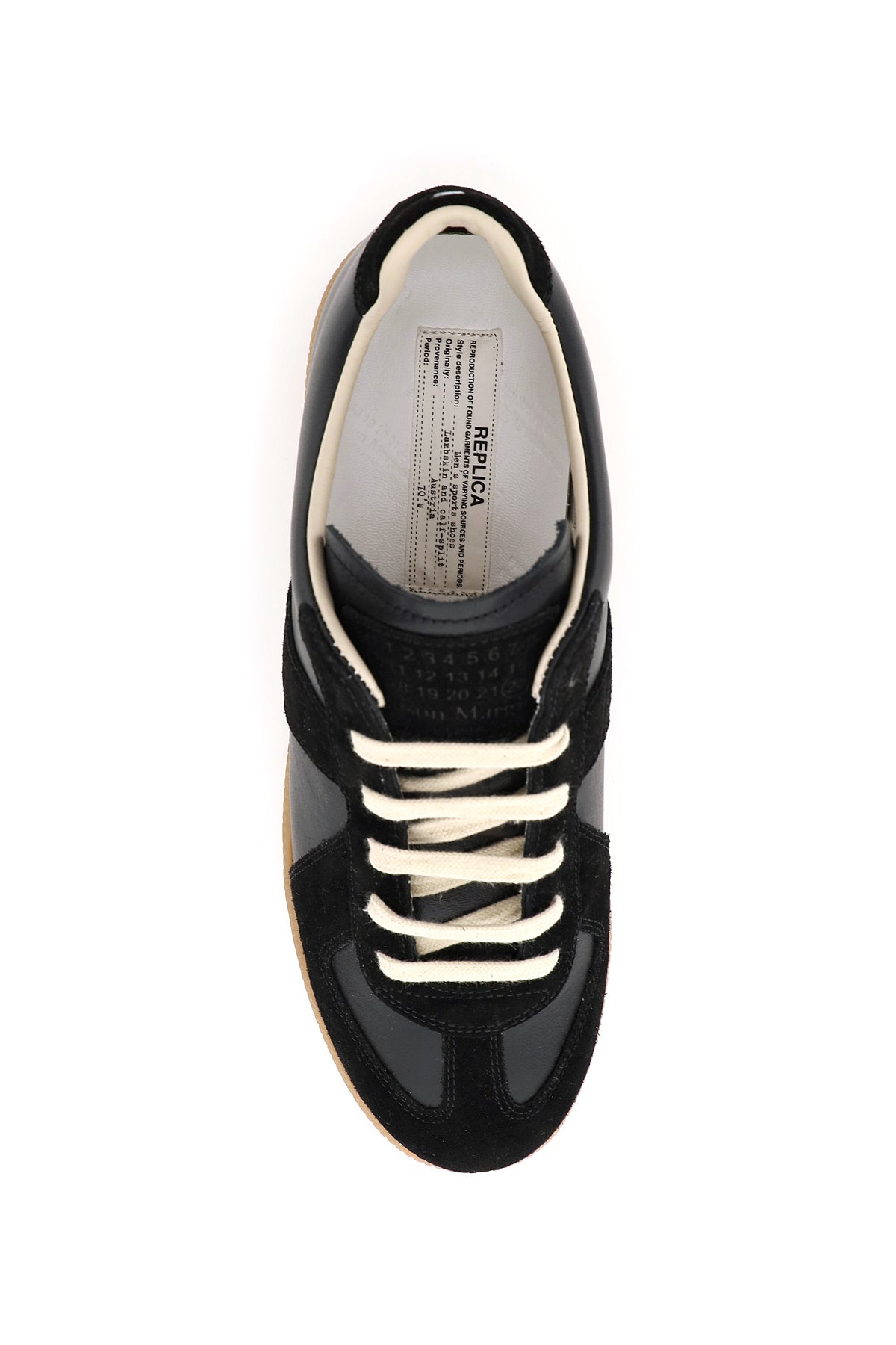 Maison margiela replica leather sneakers