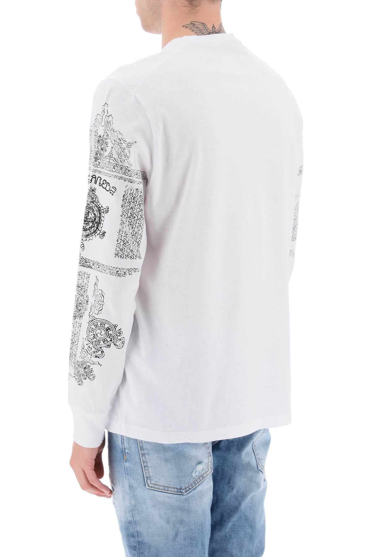 Dsquared2 long-sleeved t-shirt with prints