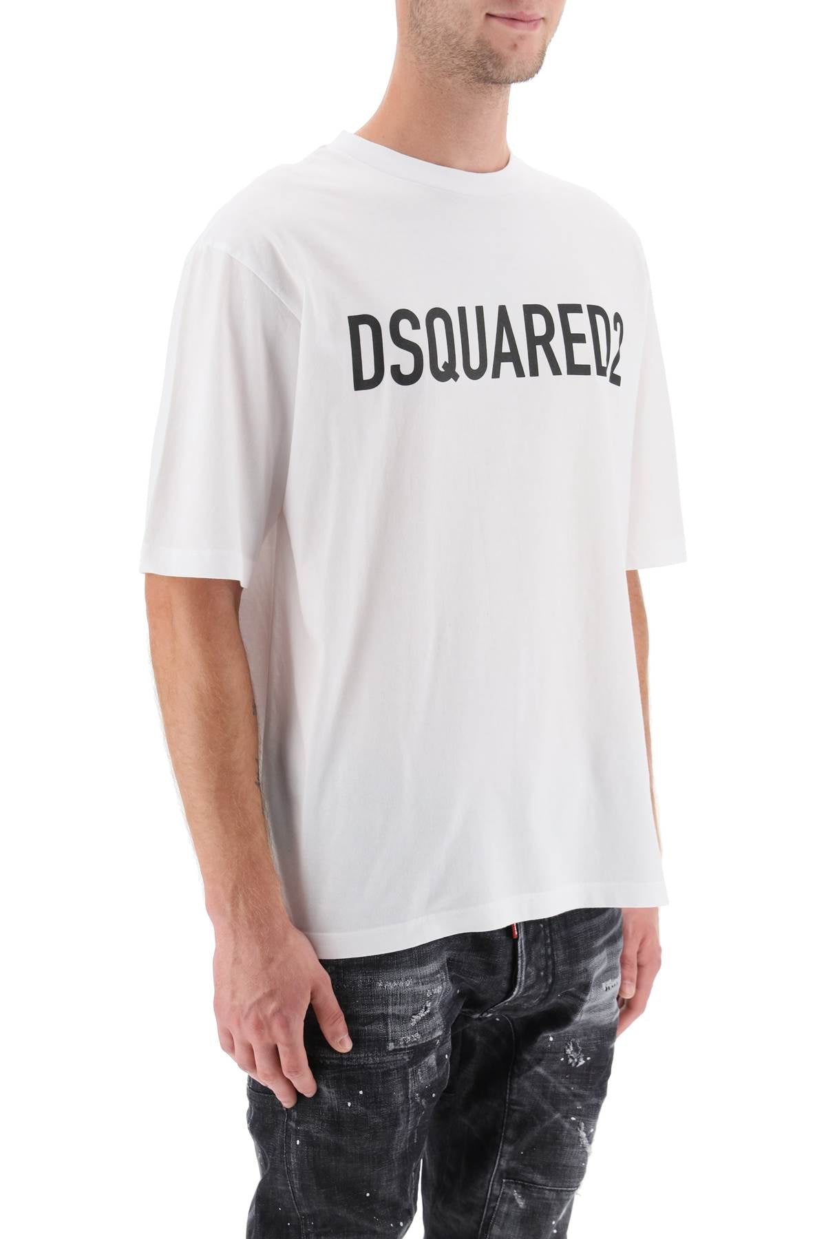 Dsquared2 logo print t-shirt