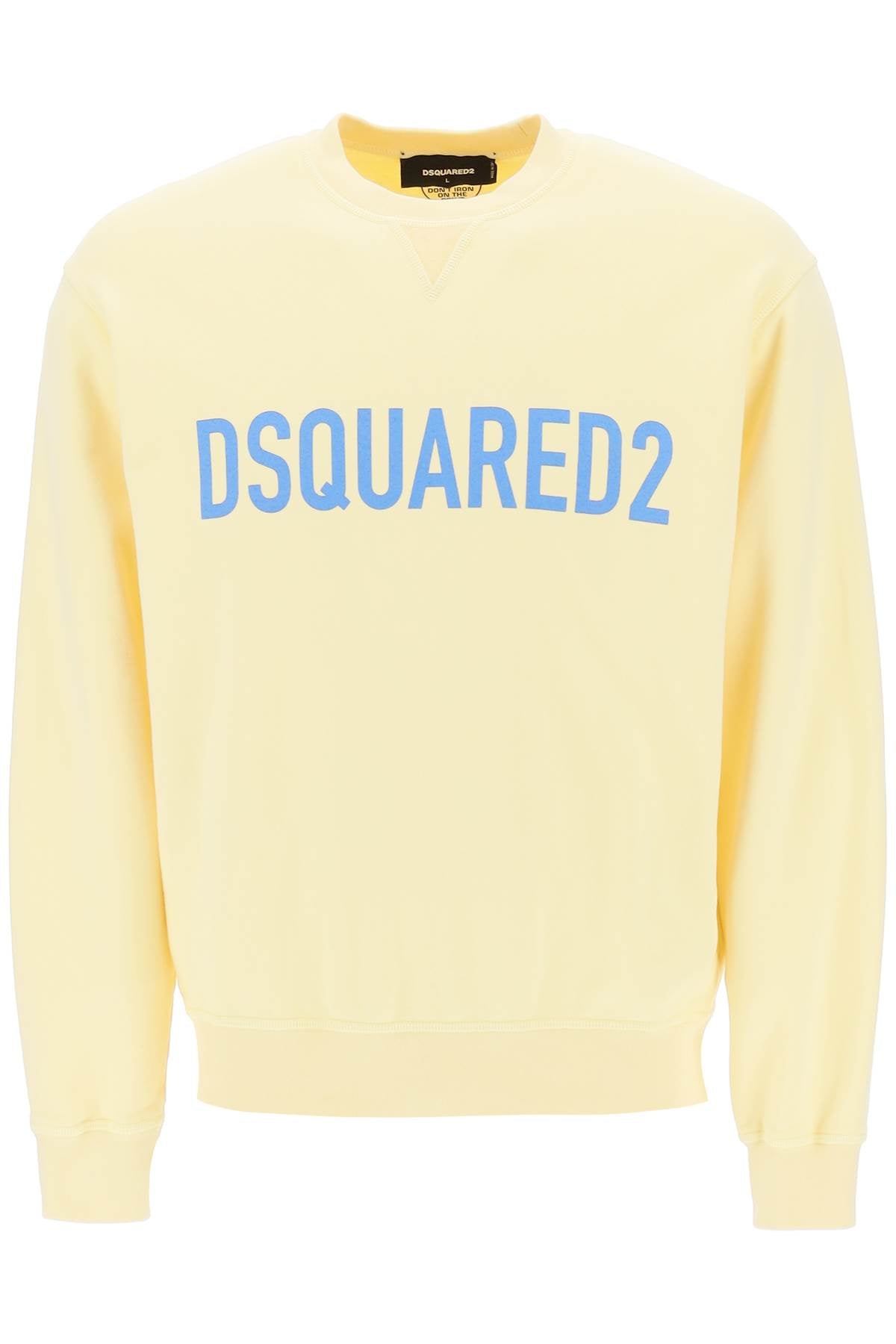 Dsquared2 logo print sweatshirt - ALPHA PANTHEON Opulencia Elegante | Unveiling the Premier Destination for Designer Fashion & Luxury Apparel