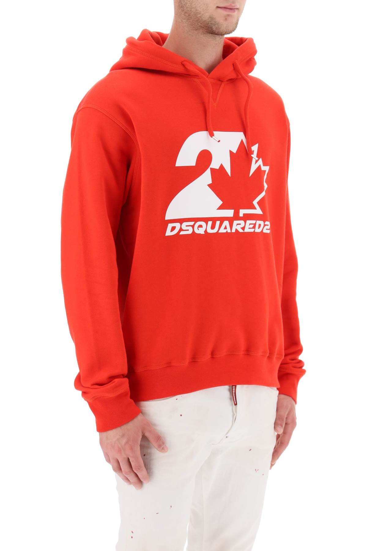 Dsquared2 printed hoodie - ALPHA PANTHEON Opulencia Elegante | Unveiling the Premier Destination for Designer Fashion & Luxury Apparel