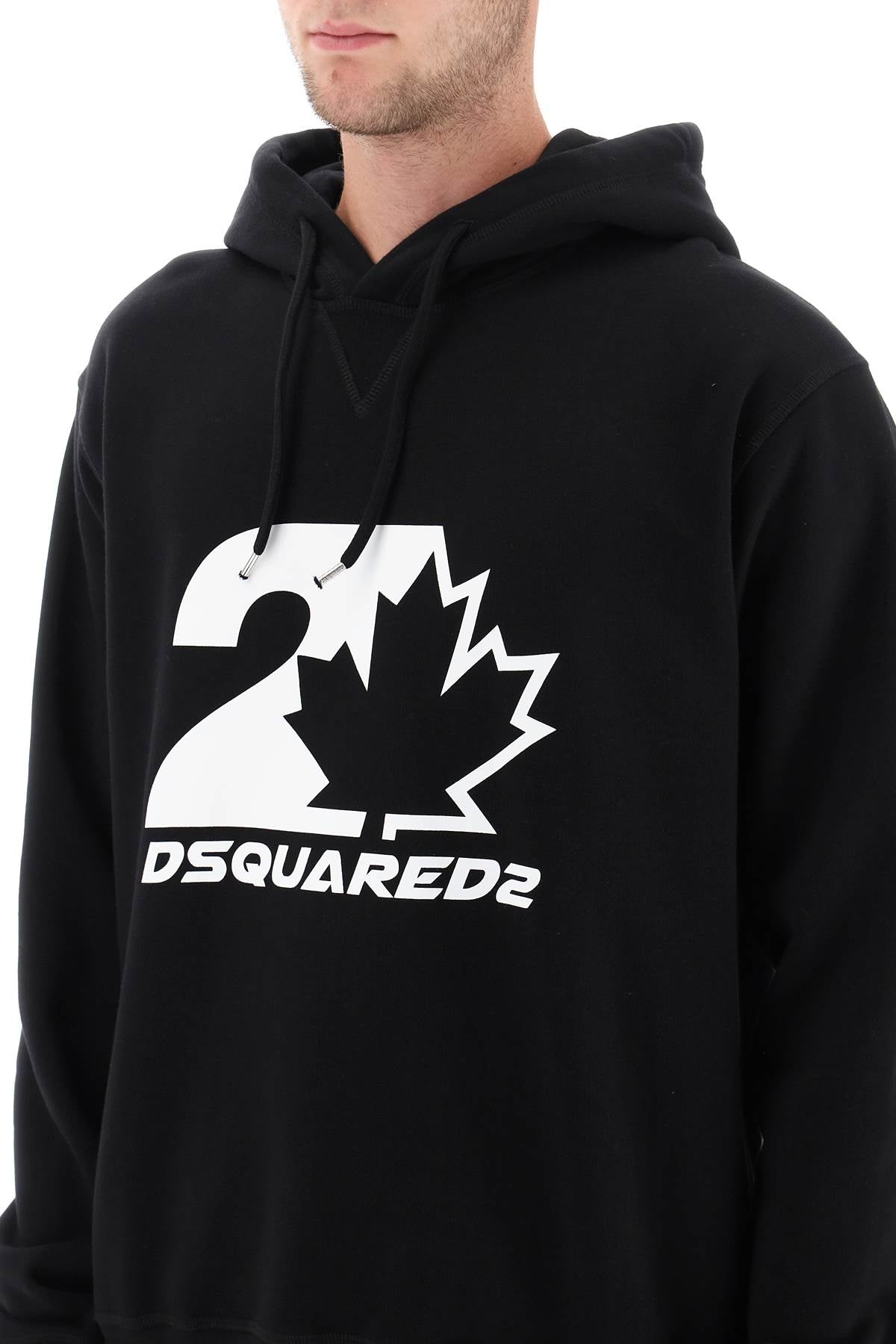 Dsquared2 printed hoodie - ALPHA PANTHEON Opulencia Elegante | Unveiling the Premier Destination for Designer Fashion & Luxury Apparel