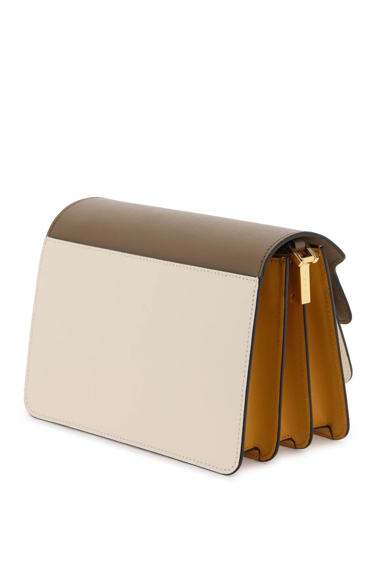 Marni tricolor leather medium trunk bag - ALPHA PANTHEON Opulencia Elegante | Unveiling the Premier Destination for Designer Fashion & Luxury Apparel