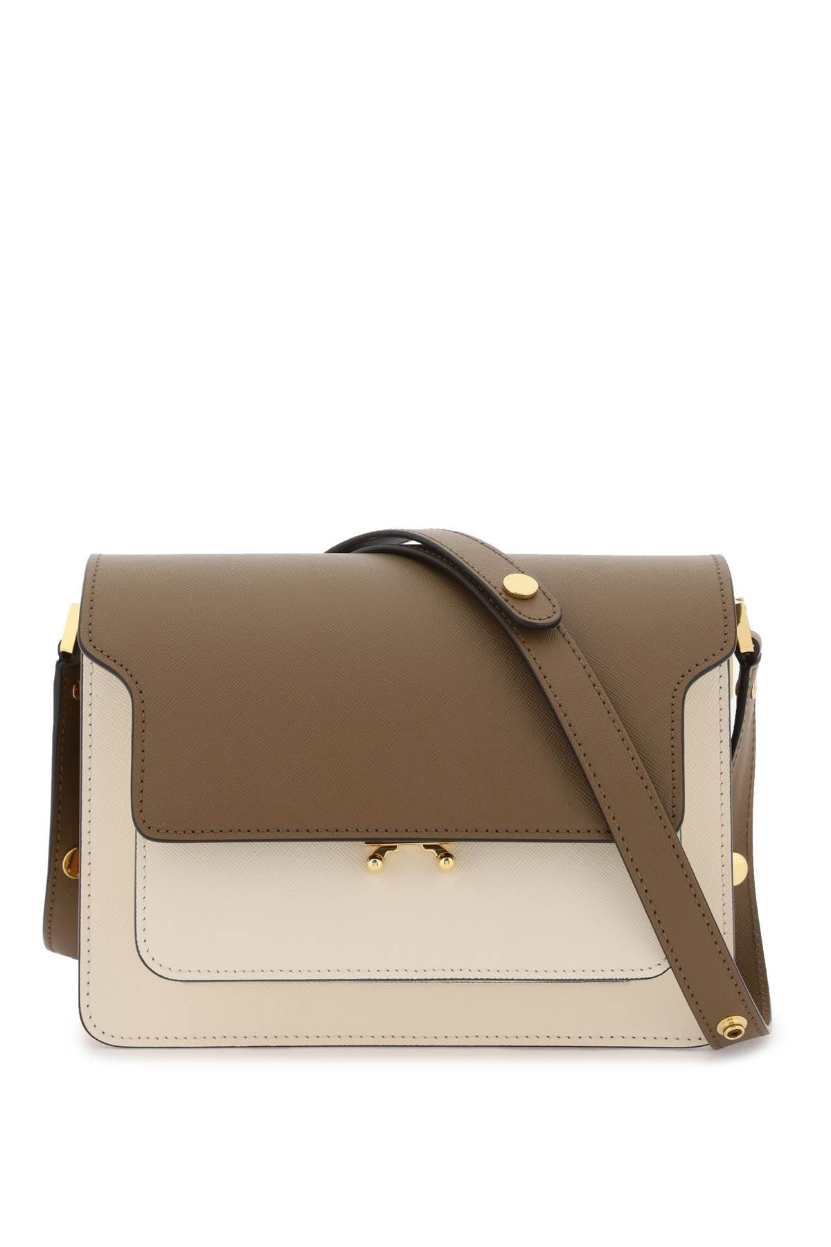 Marni tricolor leather medium trunk bag - ALPHA PANTHEON Opulencia Elegante | Unveiling the Premier Destination for Designer Fashion & Luxury Apparel