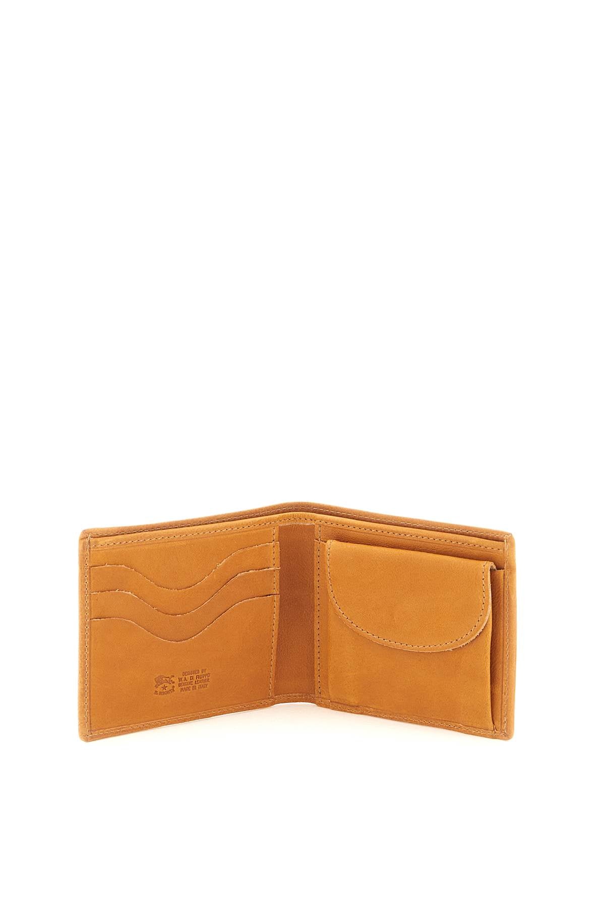 Il bisonte leather bifold wallet