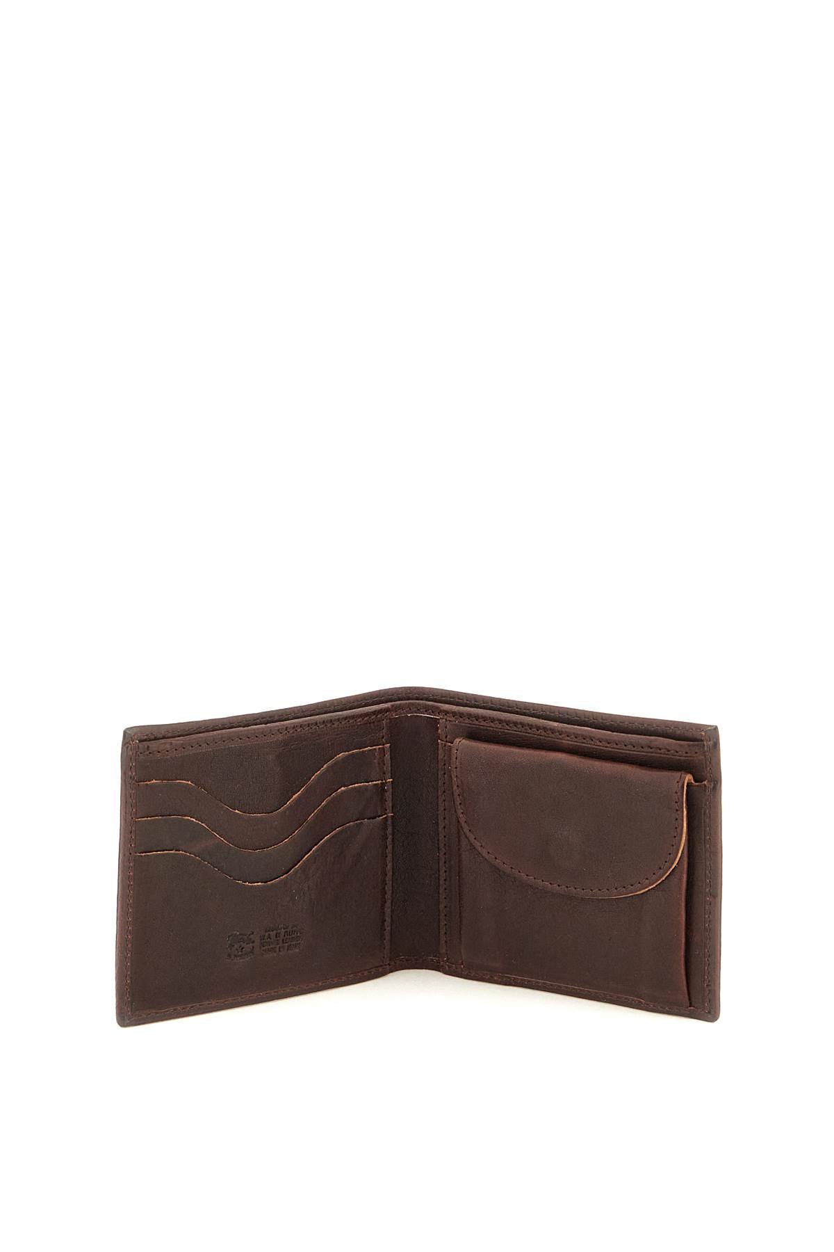 Il bisonte leather bifold wallet