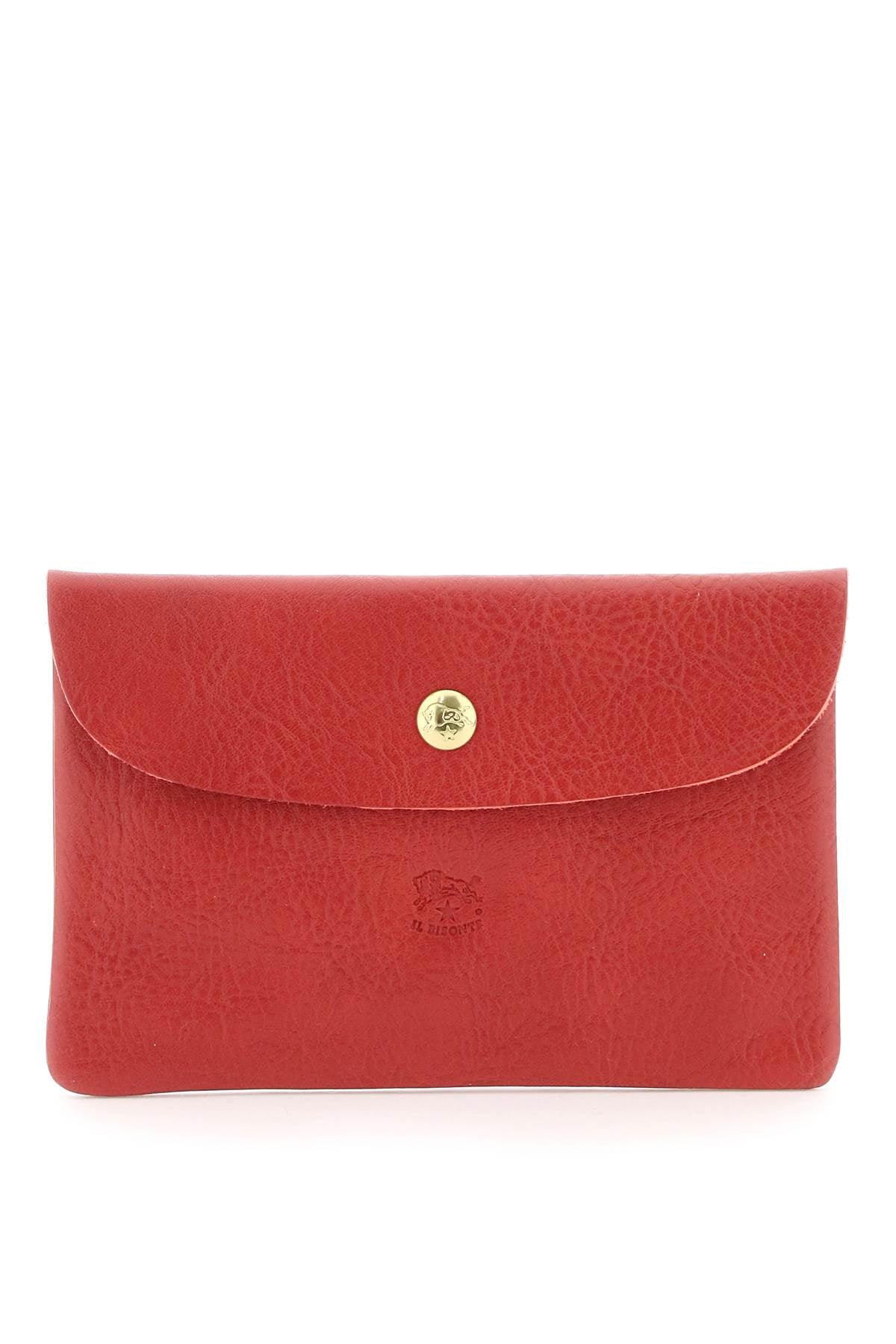 Il bisonte leather pouch