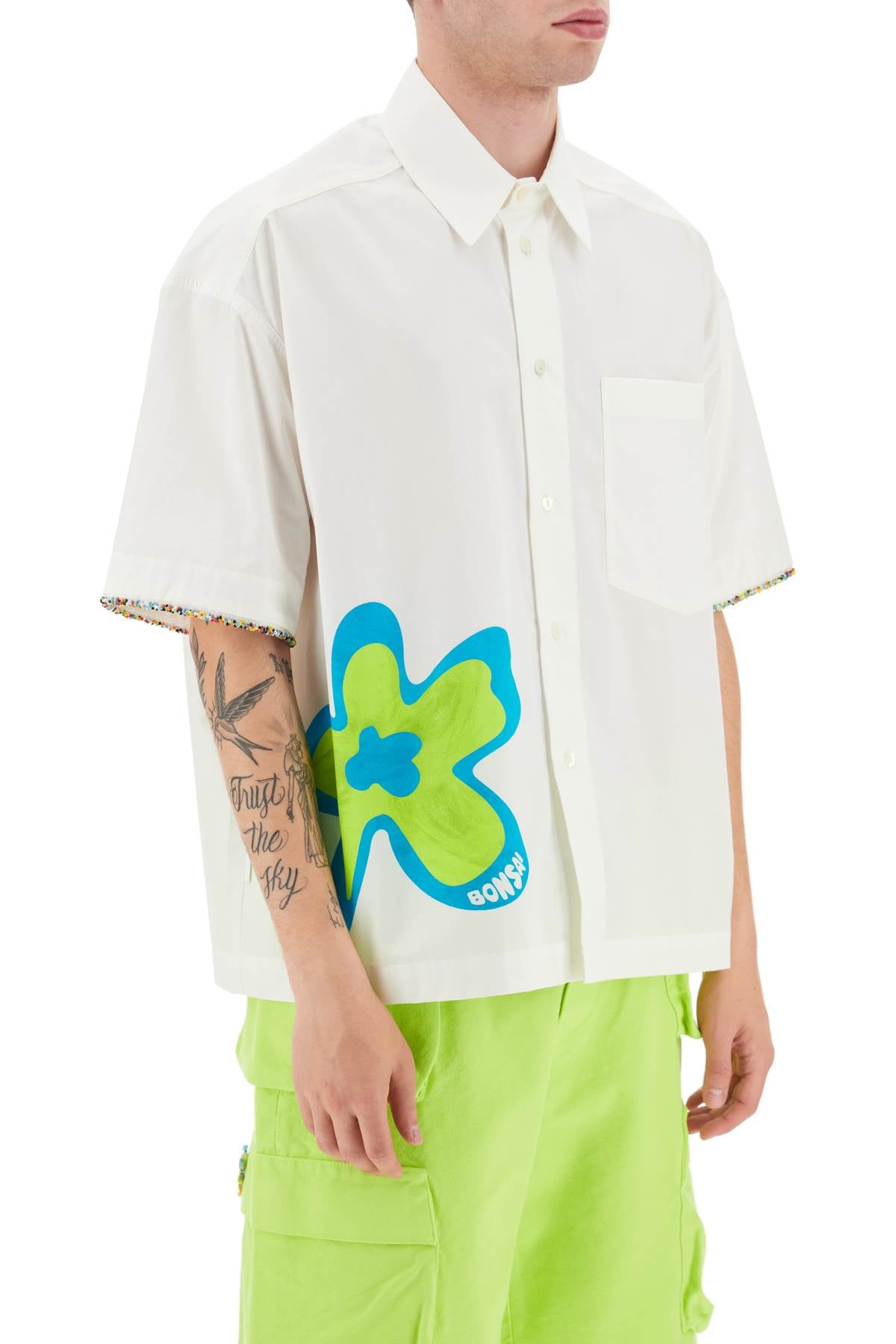 Bonsai 'bloom' short-sleeved shirt