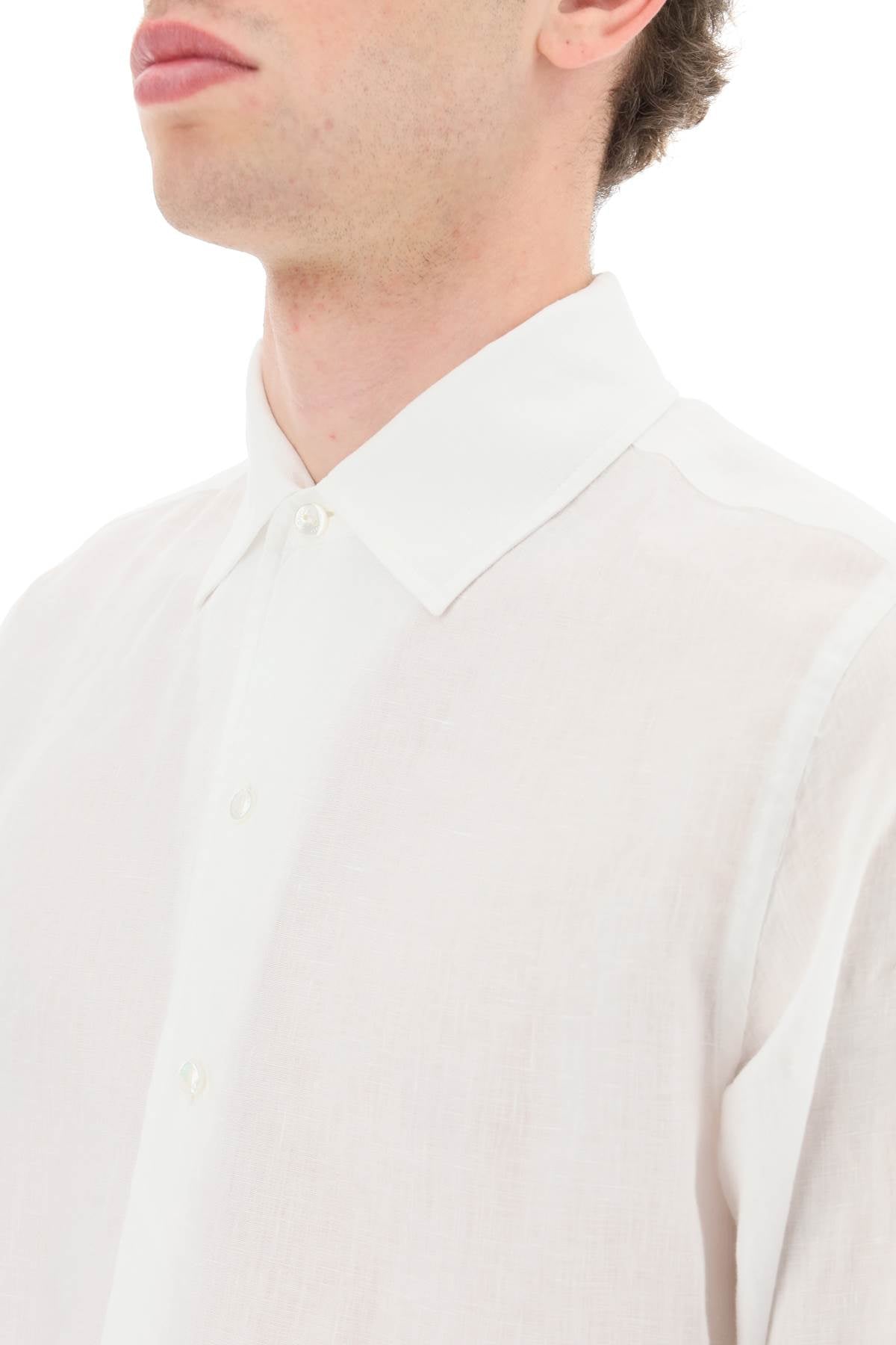 Agnona classic linen shirt