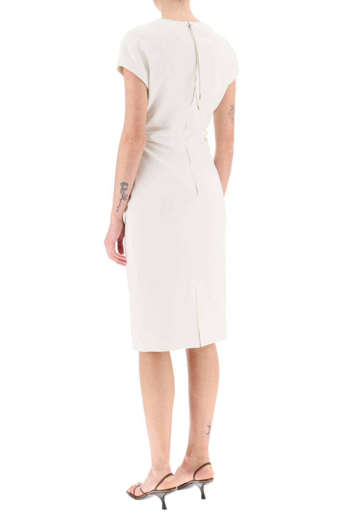 Agnona wool crepe sheath dress