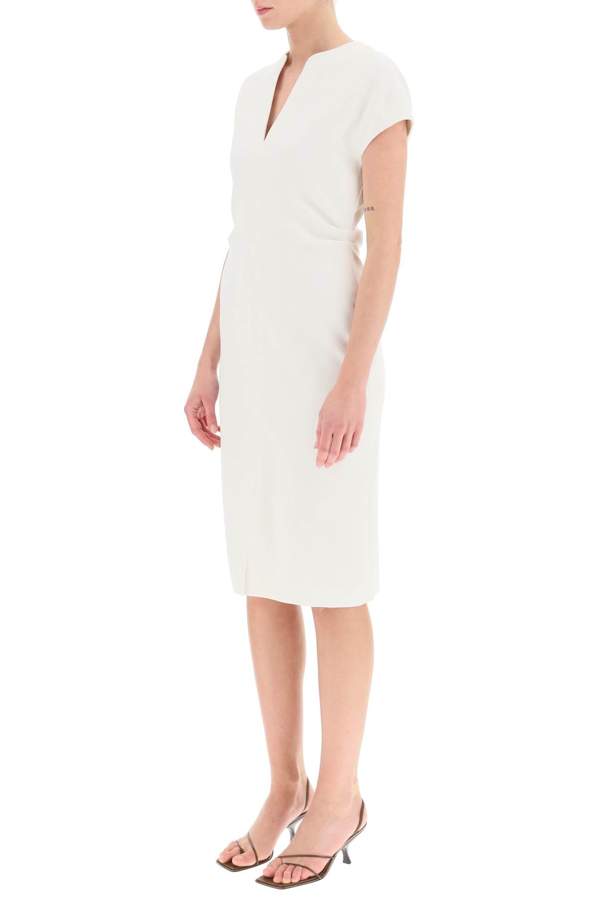 Agnona wool crepe sheath dress