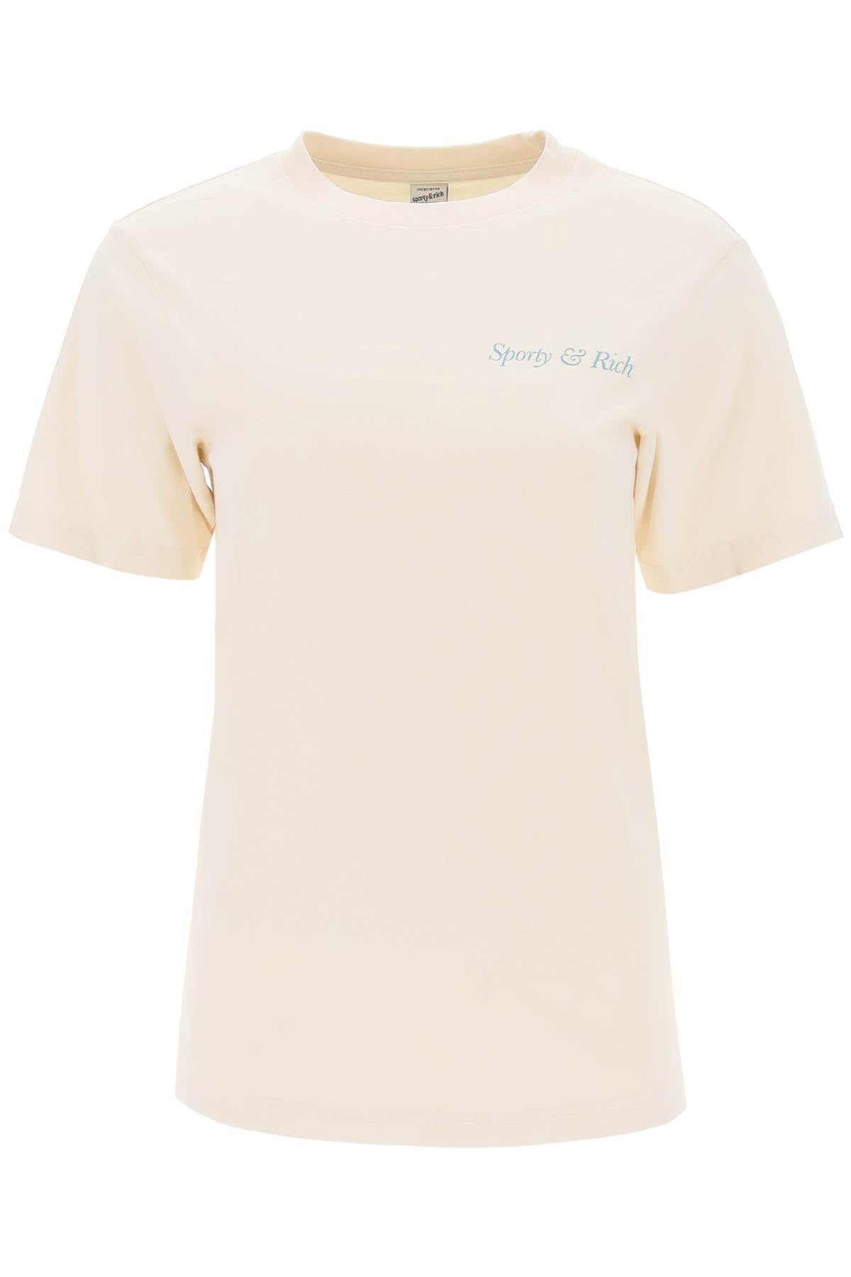 Sporty rich t-shirt with print 'hwcny'